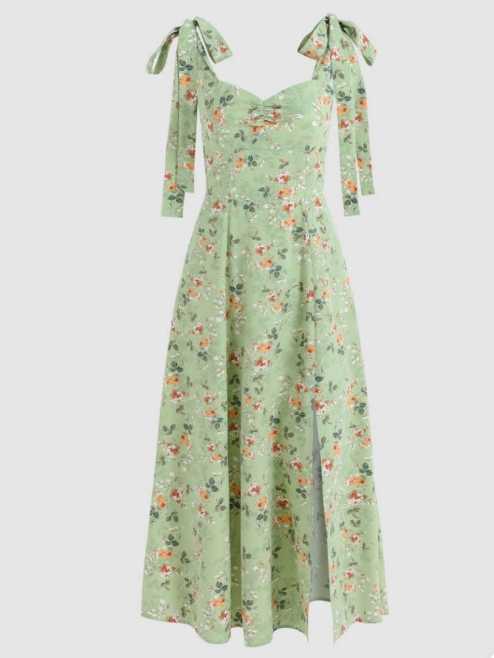 Floral Corset Midi Dress